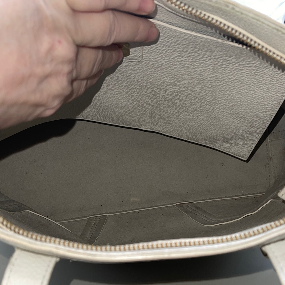 Furla Italian Luxury Cream Leather Tote Bag Exceptional Quality Furla Beautiful - Picture 14 of 16